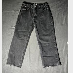 Abercrombie & Fitch Jeans Women 27 Black Denim Ankle Straight Ultra High-Rise
